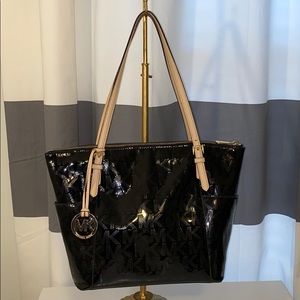 Michael Kors patent leather handbag